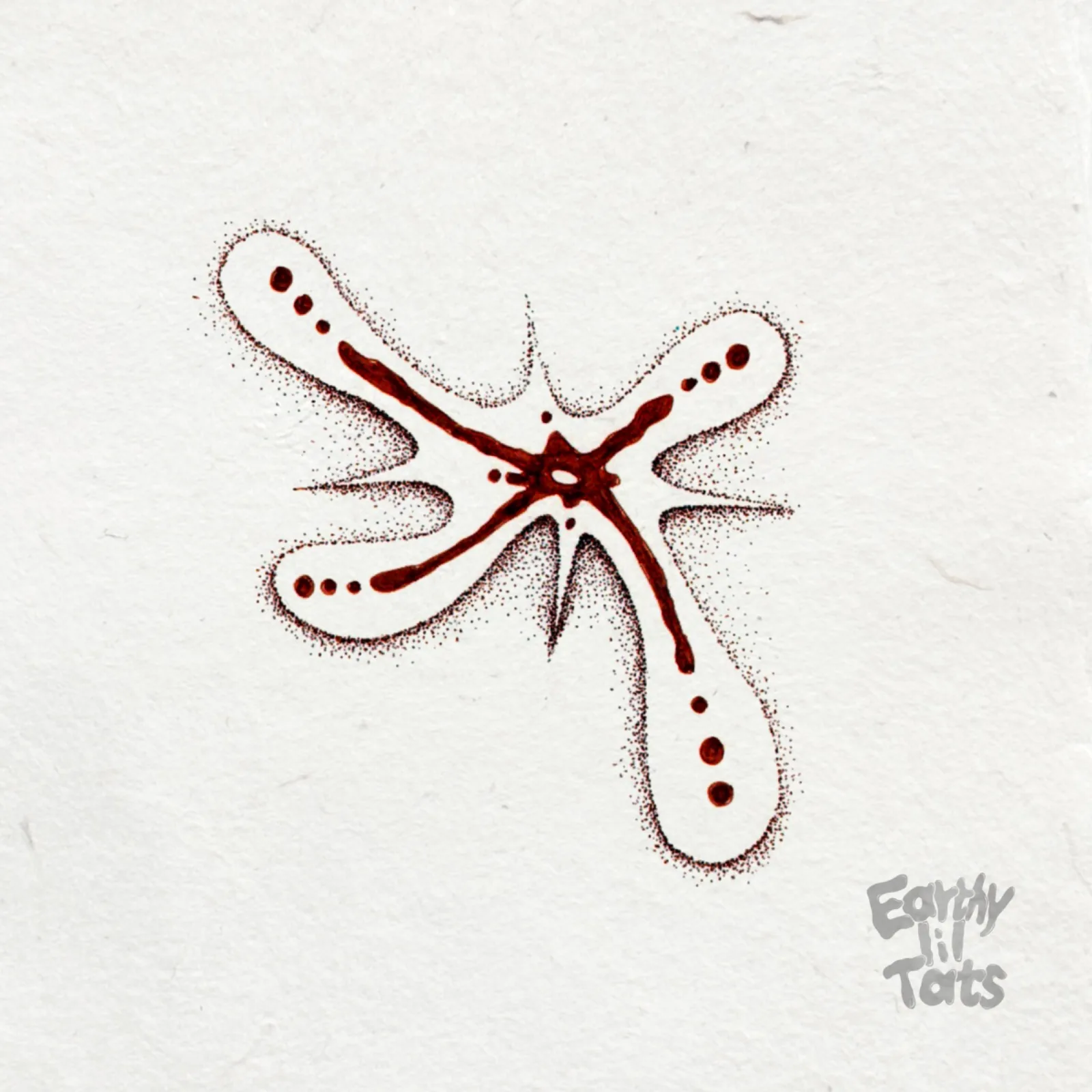 Flash design: Negative Space Flower