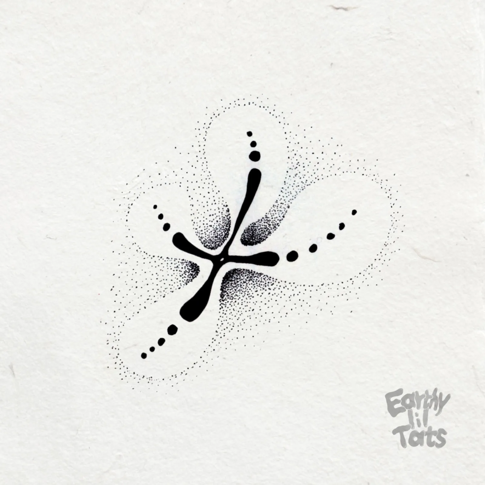 Flash design: Negative Space Flower