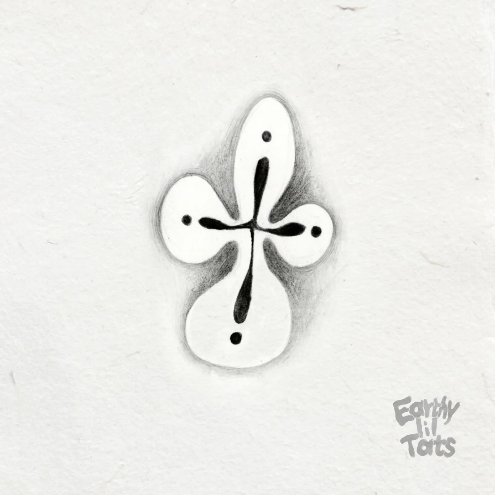 Flash design: Negative Space Flower